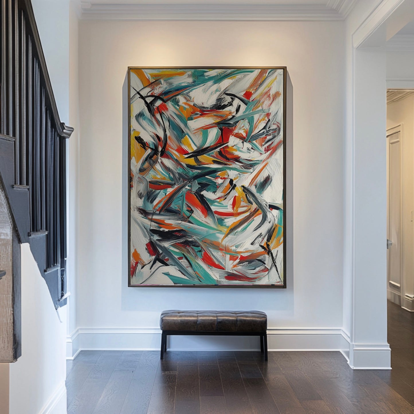 “Sparks” Hand Painted Canvas