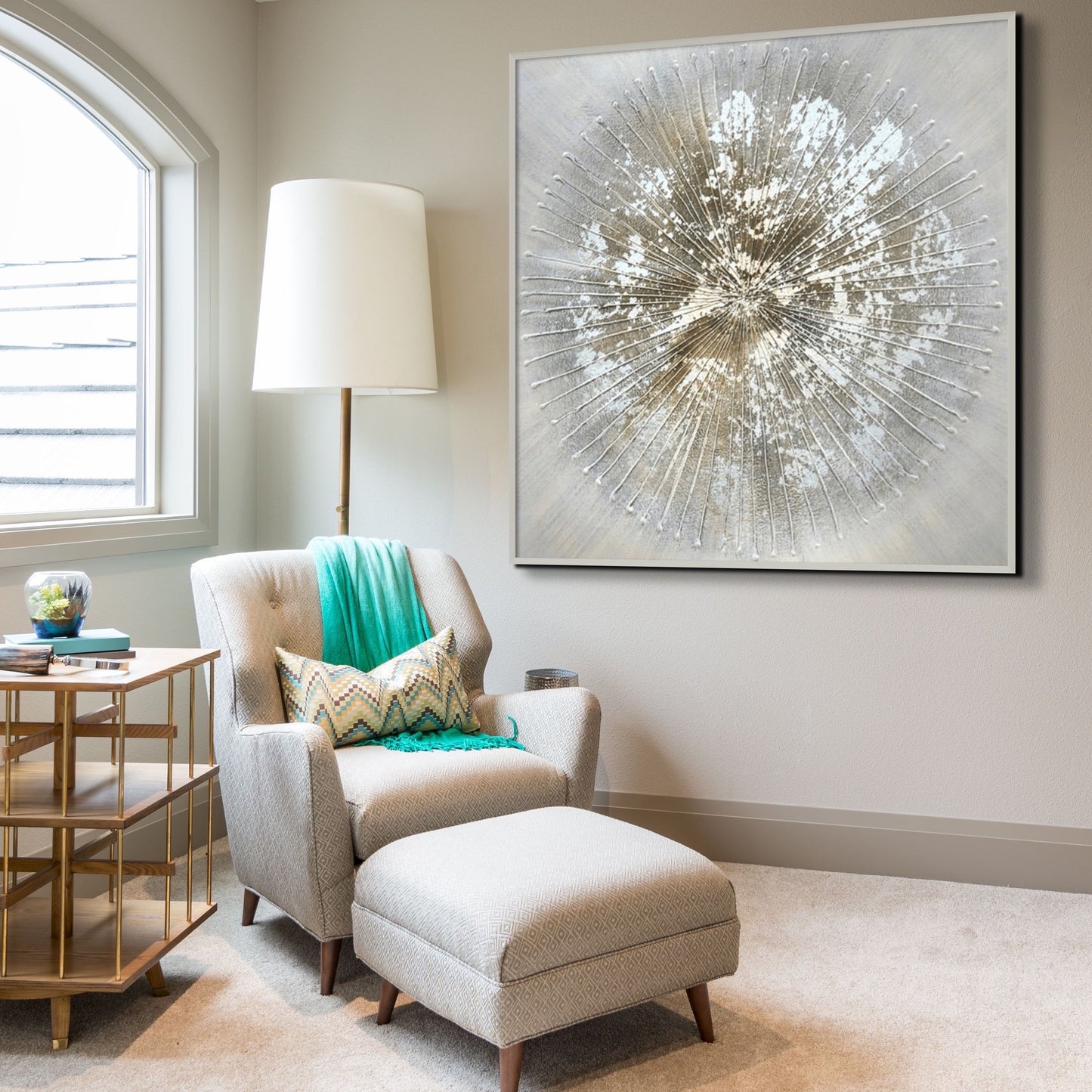 “Starburst” Hand Painted Canvas