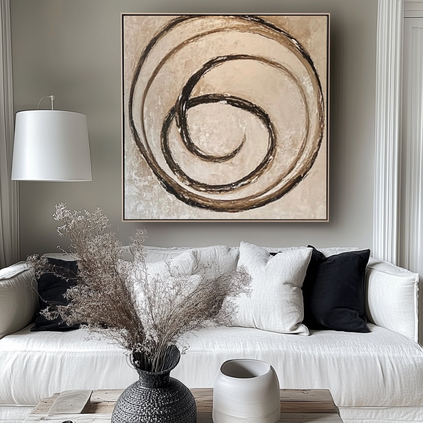 “Flare” Hand Painted Canvas