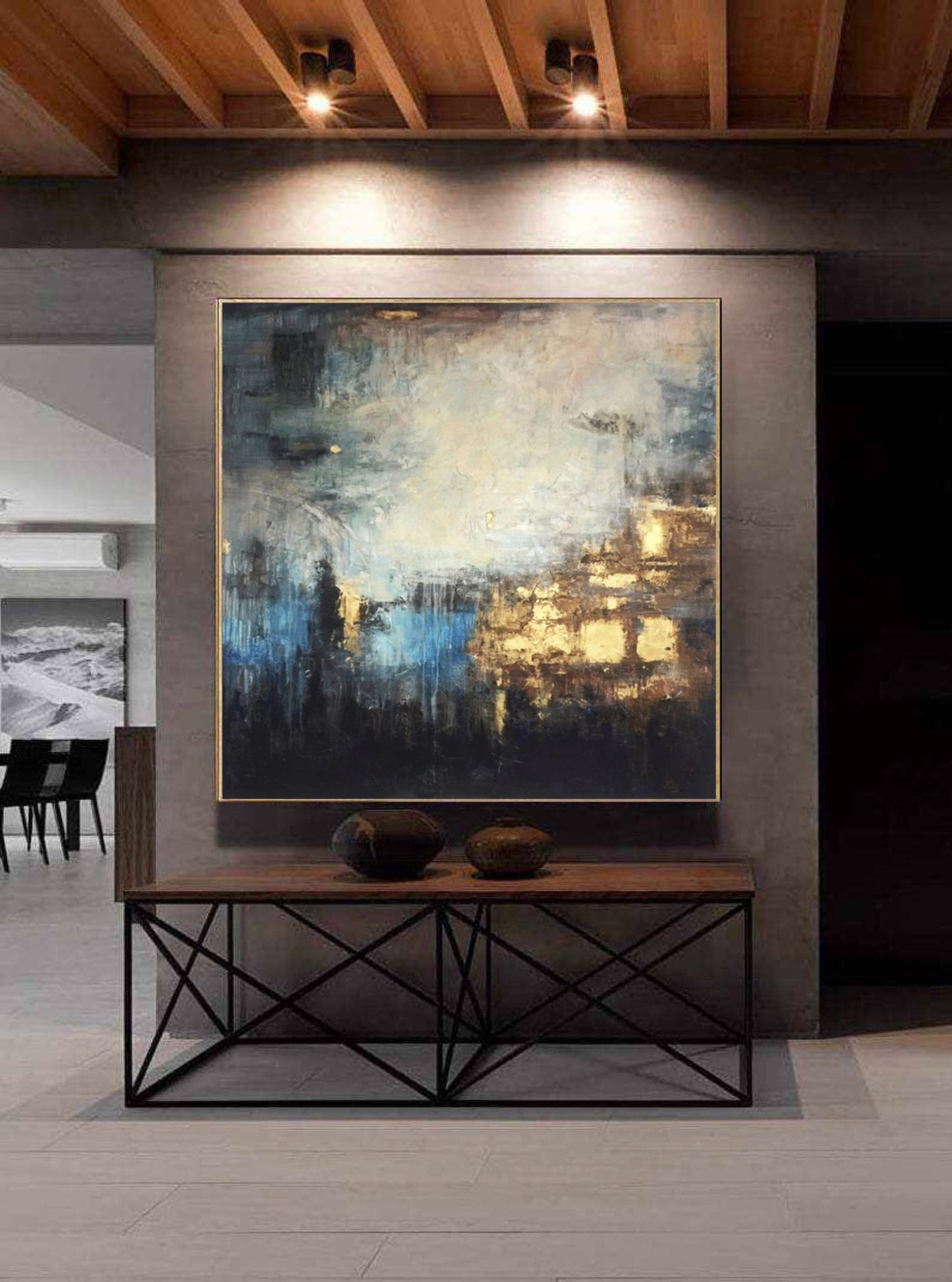“Pacific” Hand Painted Canvas