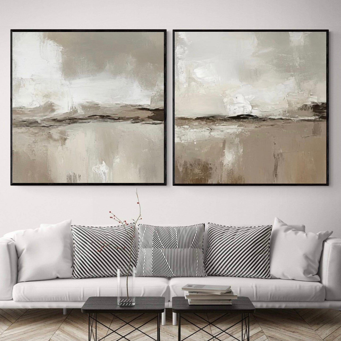 “Dune” Hand Painted Canvas Set