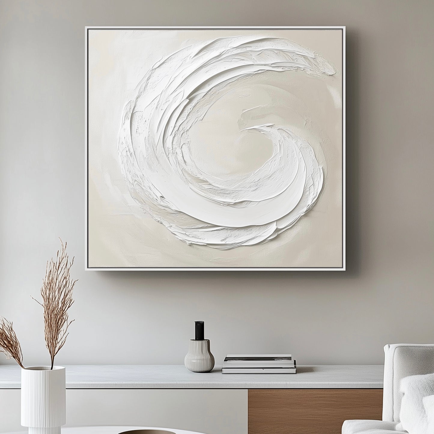 “Sunswirl” Hand Painted Canvas