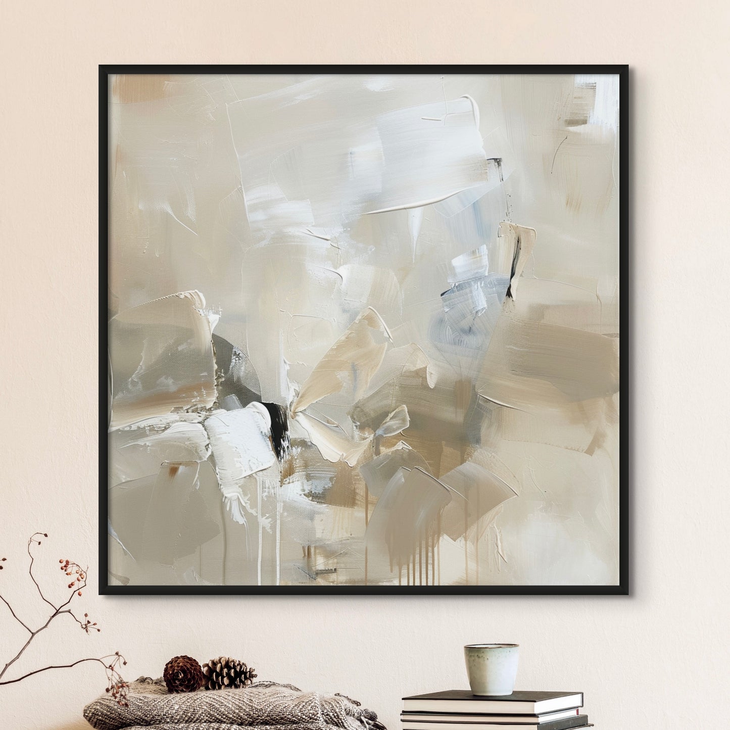 “Cannes” Hand Painted Canvas