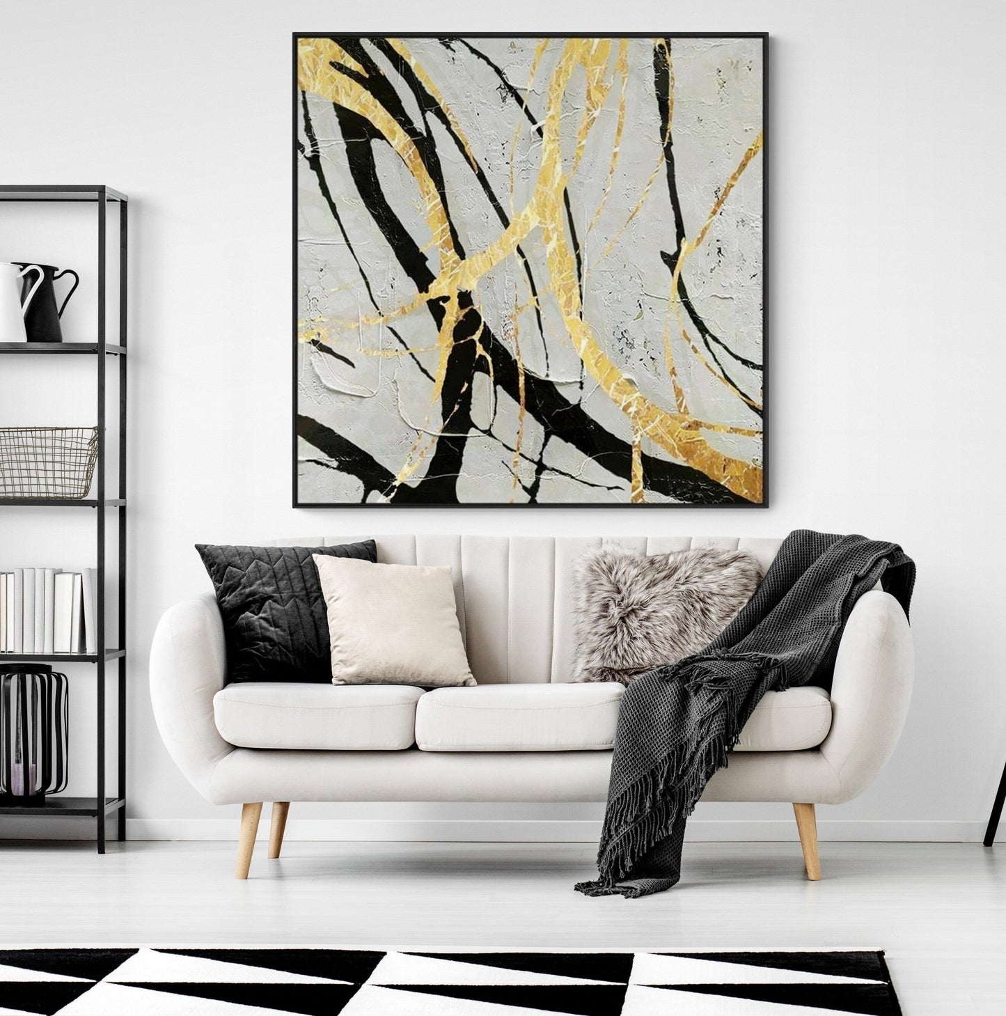 “Strike” Hand Painted Canvas