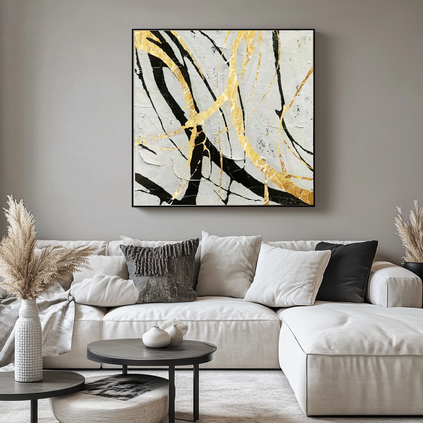 “Strike” Hand Painted Canvas