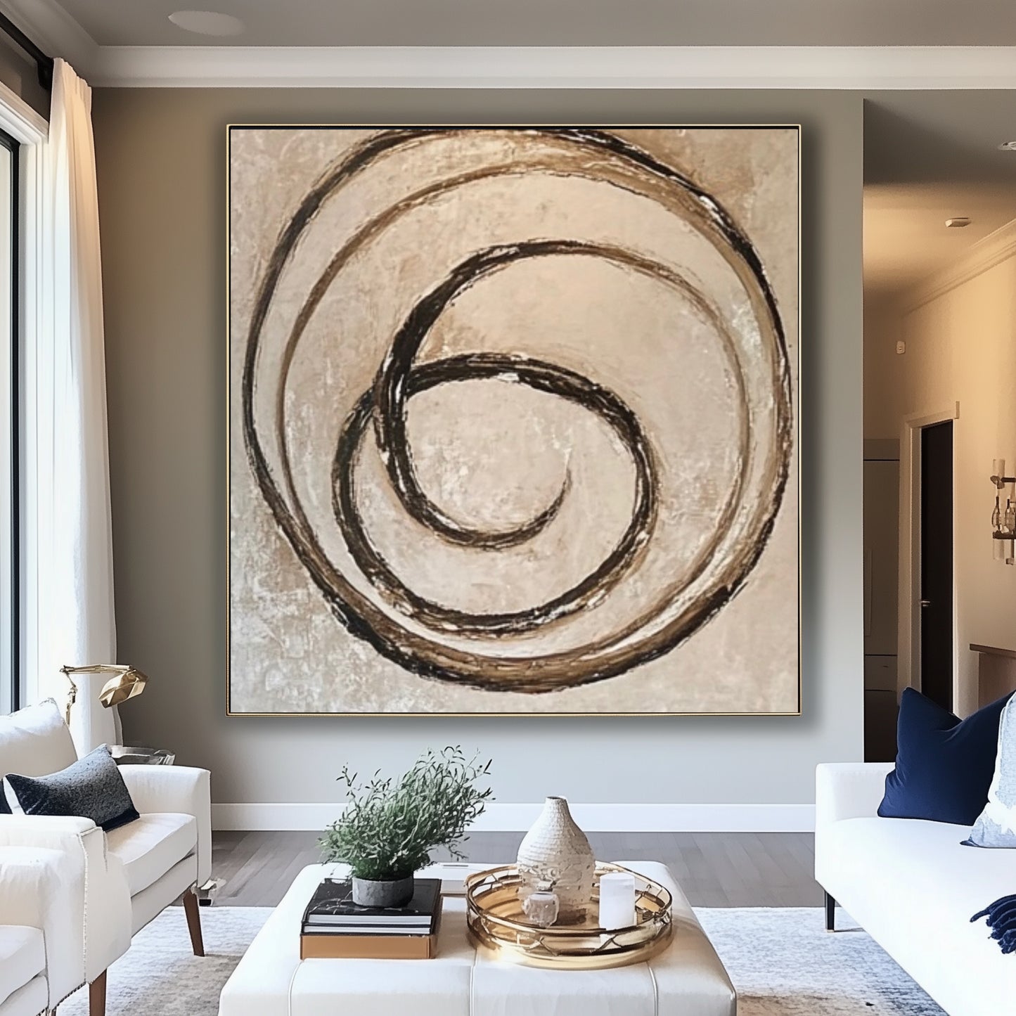 “Flare” Hand Painted Canvas