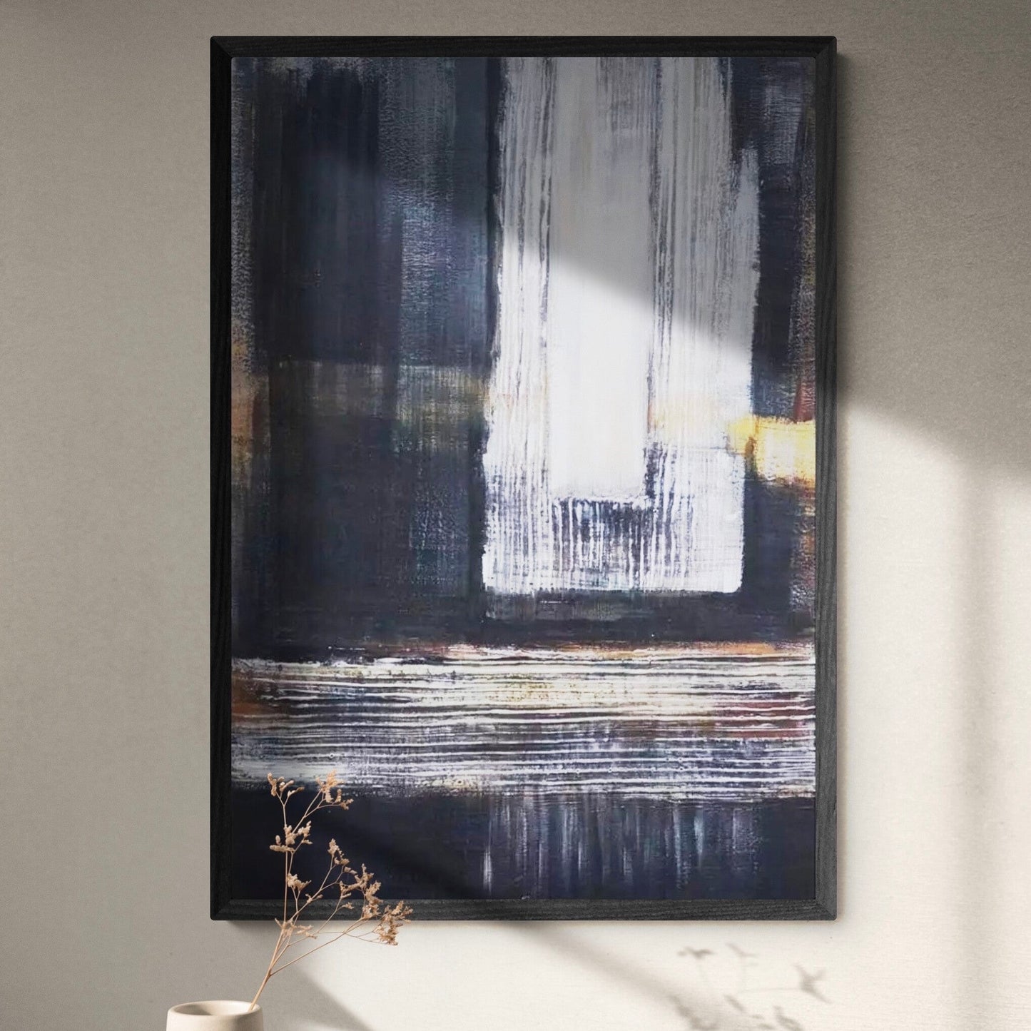 “Dimensions” Hand Painted Canvas