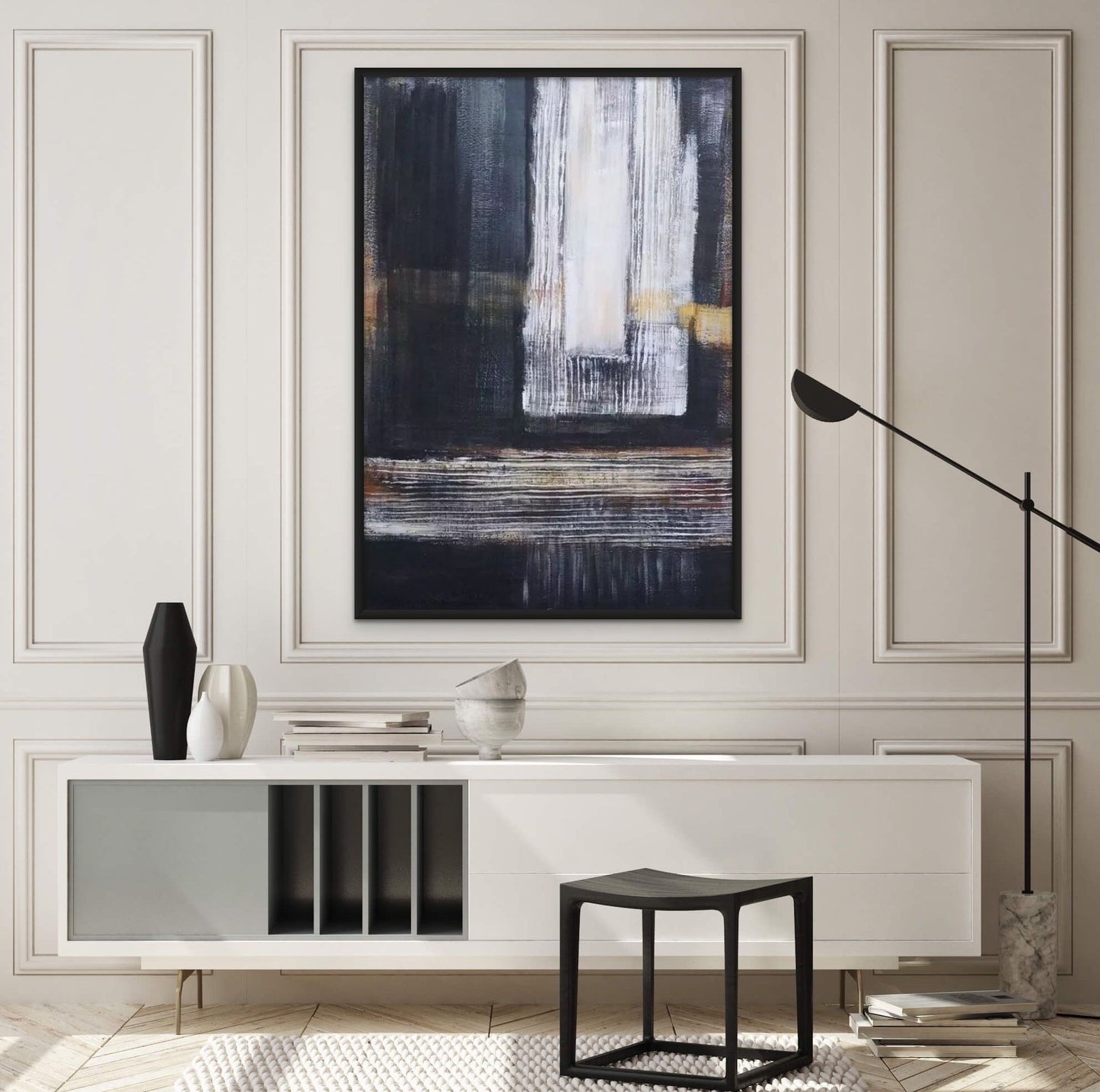 “Dimensions” Hand Painted Canvas