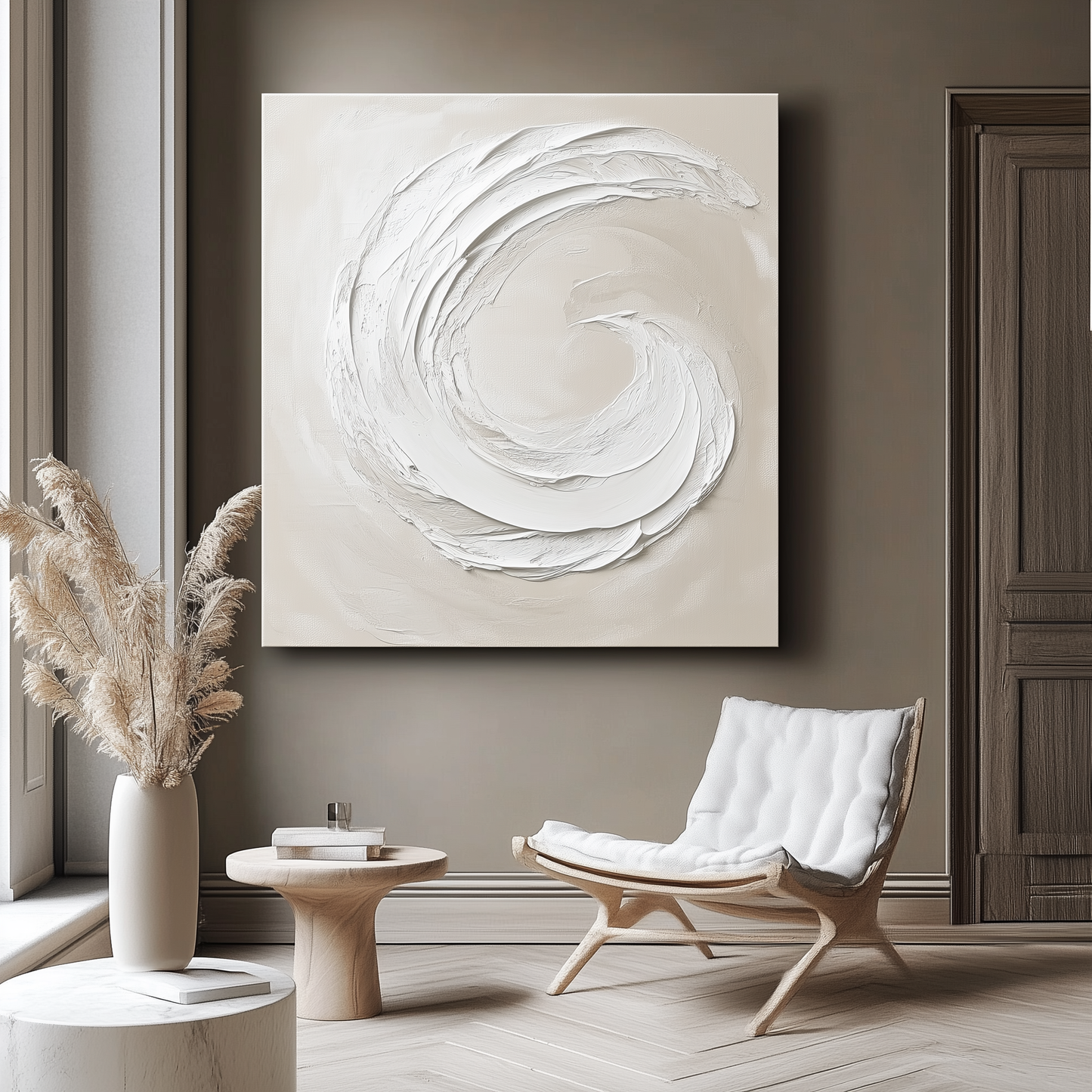 “Sunswirl” Hand Painted Canvas