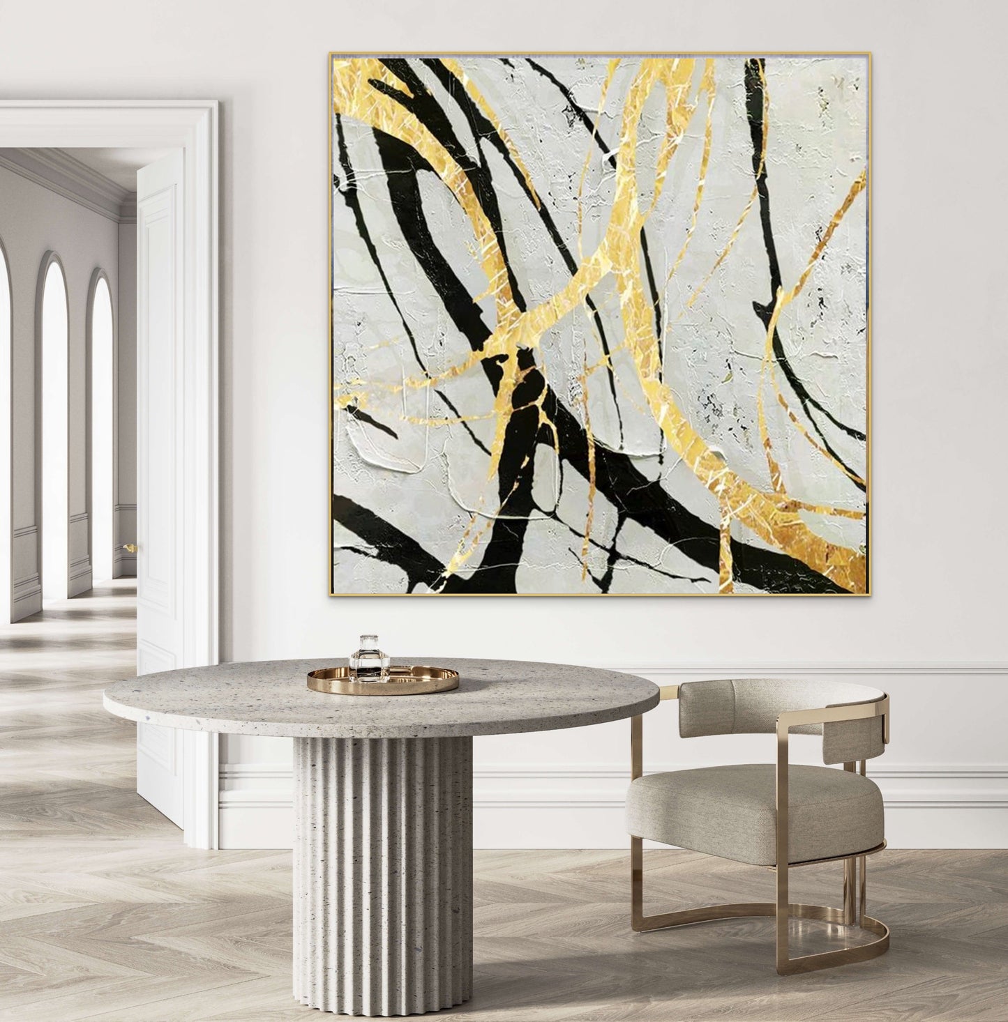 “Strike” Hand Painted Canvas