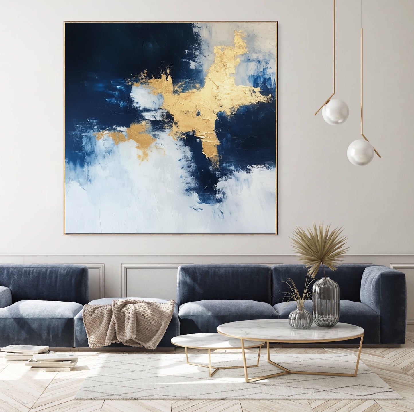 “Distant” Hand Painted Canvas