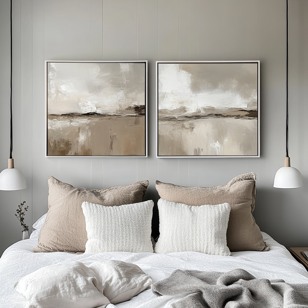 “Dune” Hand Painted Canvas Set