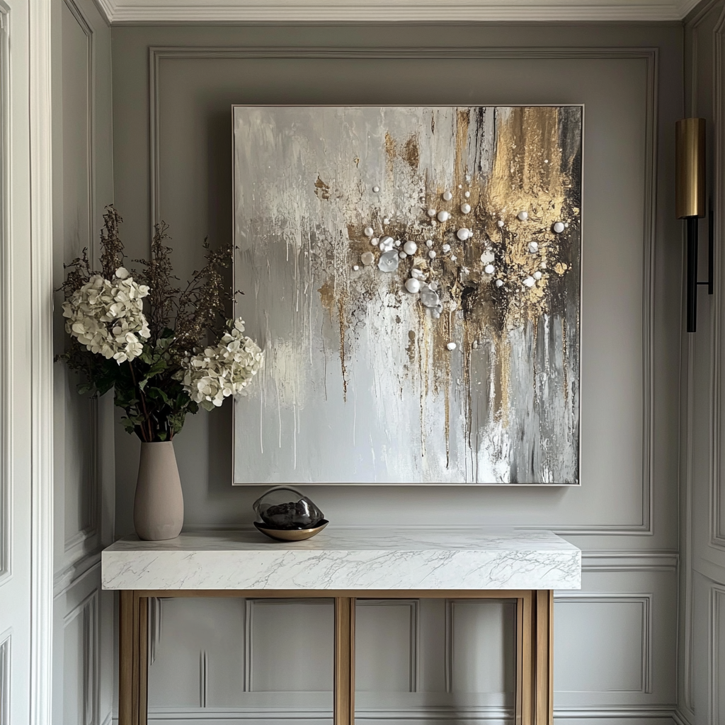 “Pearls” Hand Painted Canvas