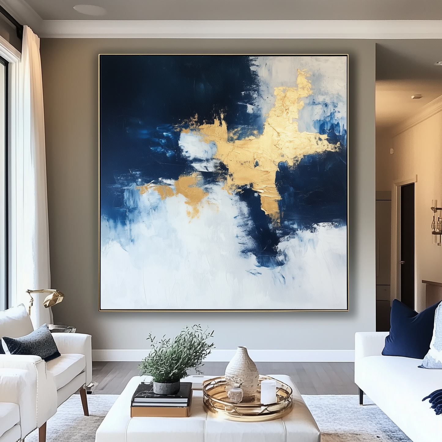“Distant” Hand Painted Canvas