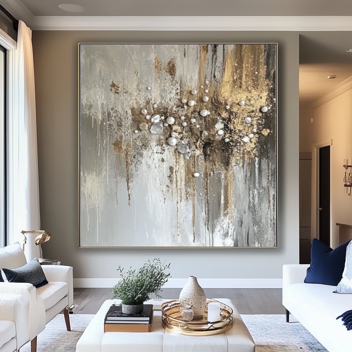 “Pearls” Hand Painted Canvas