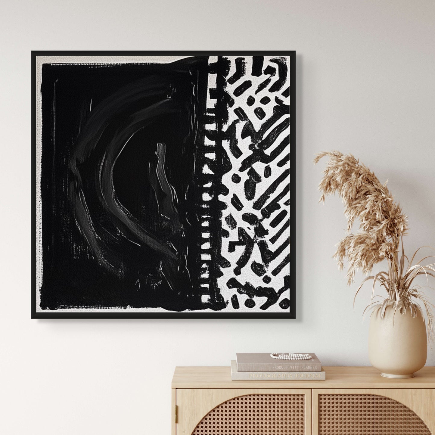 “Strokes” Hand Painted Canvas