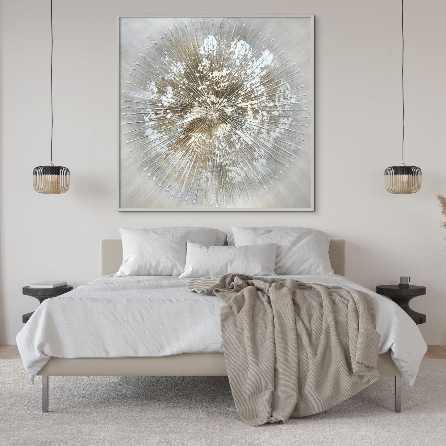 “Starburst” Hand Painted Canvas