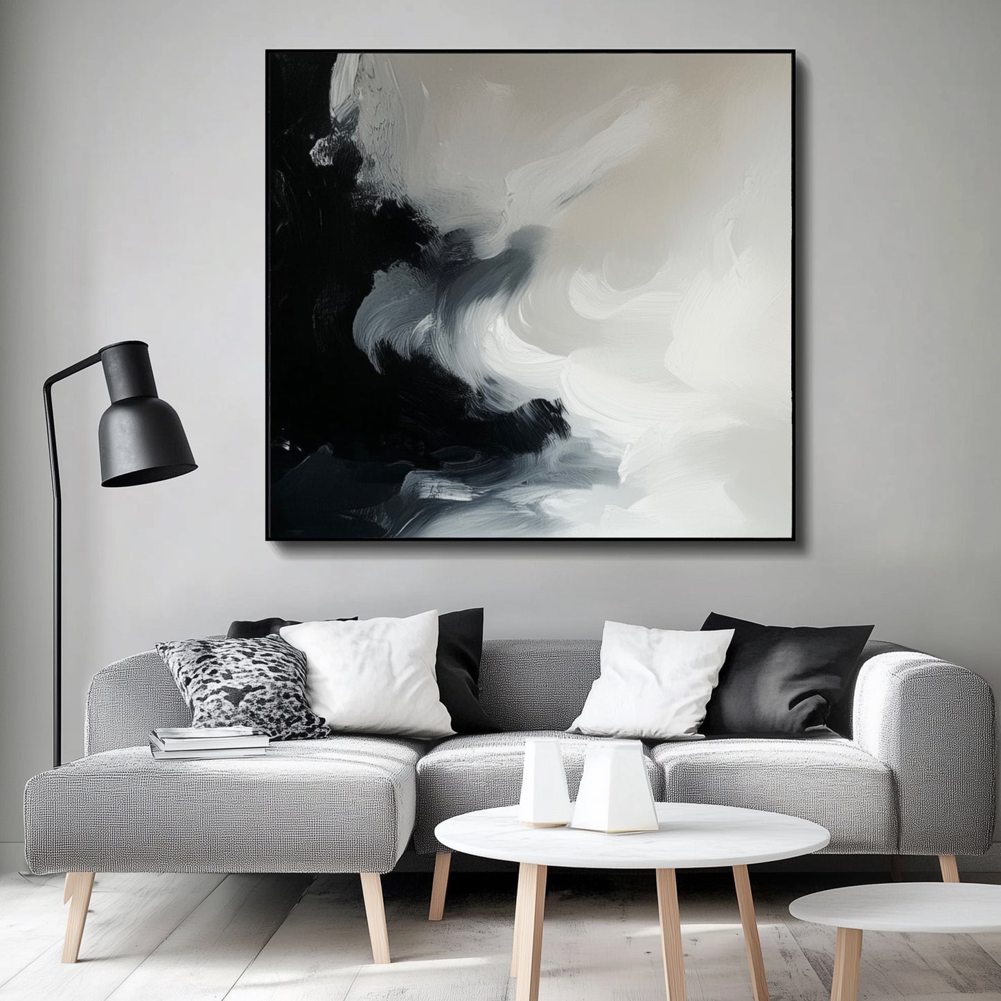 “Cosmos” Hand Painted Canvas