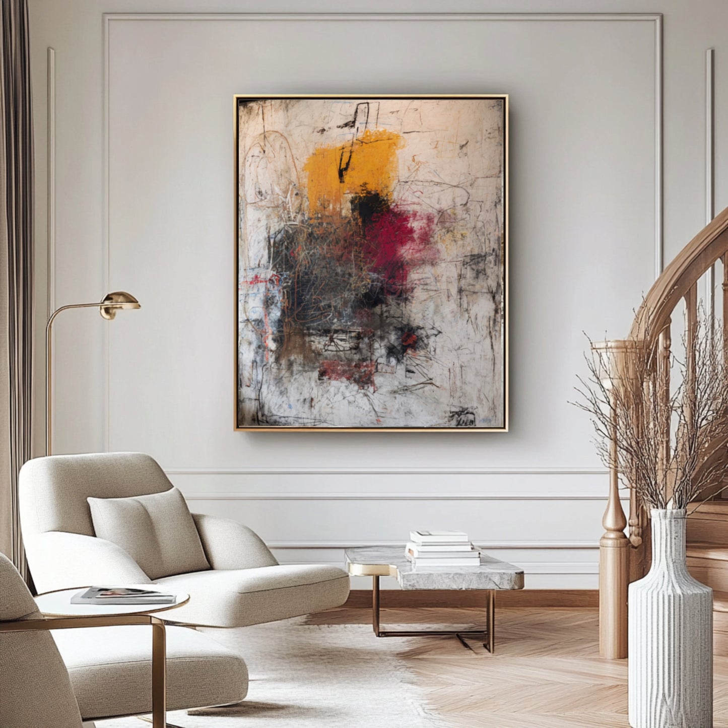 “Chaos” Hand Painted Canvas
