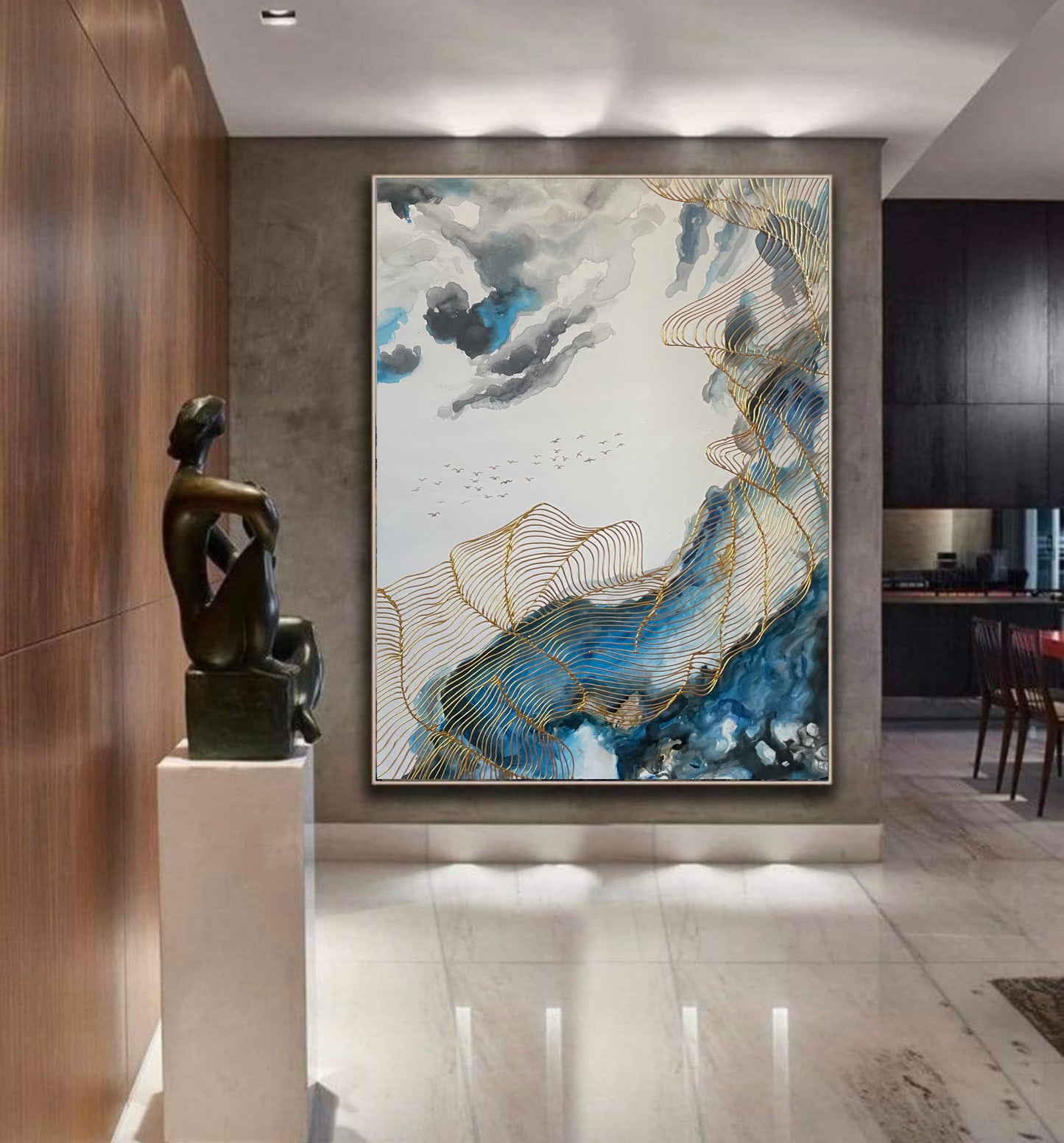 “Cloud” Hand Painted Canvas