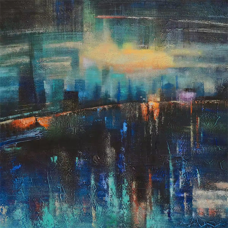 “Starfields” Hand Painted Canvas