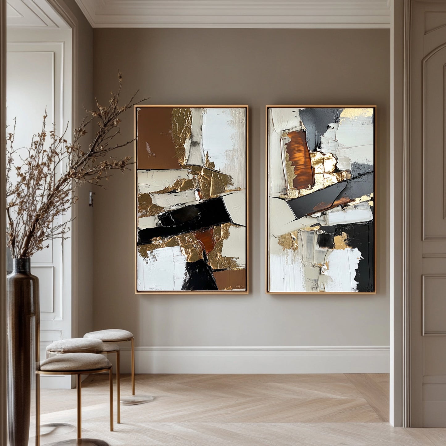 “Oracle” Hand Painted Canvas Set