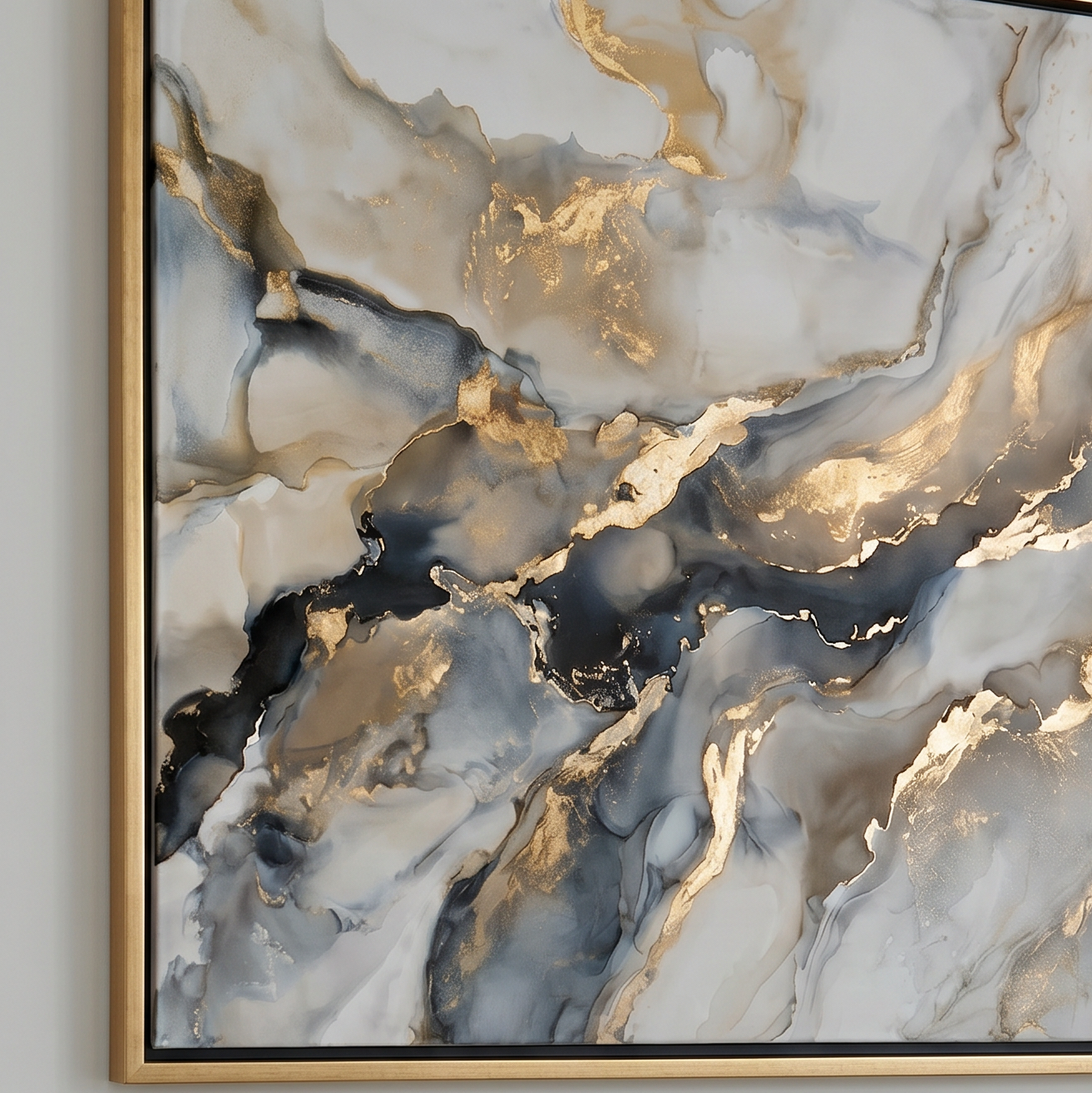 “Foils” Hand Painted Canvas