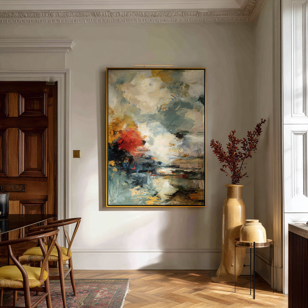 “Mayfair” Hand Painted Canvas