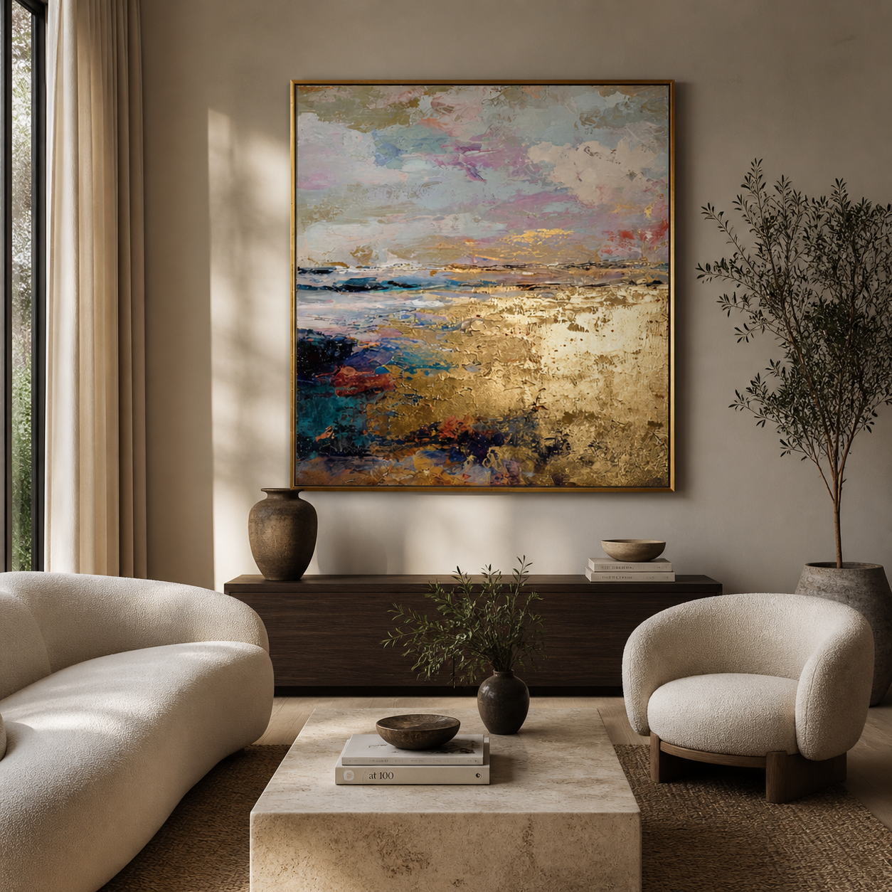 “Andromeda” Hand Painted Canvas