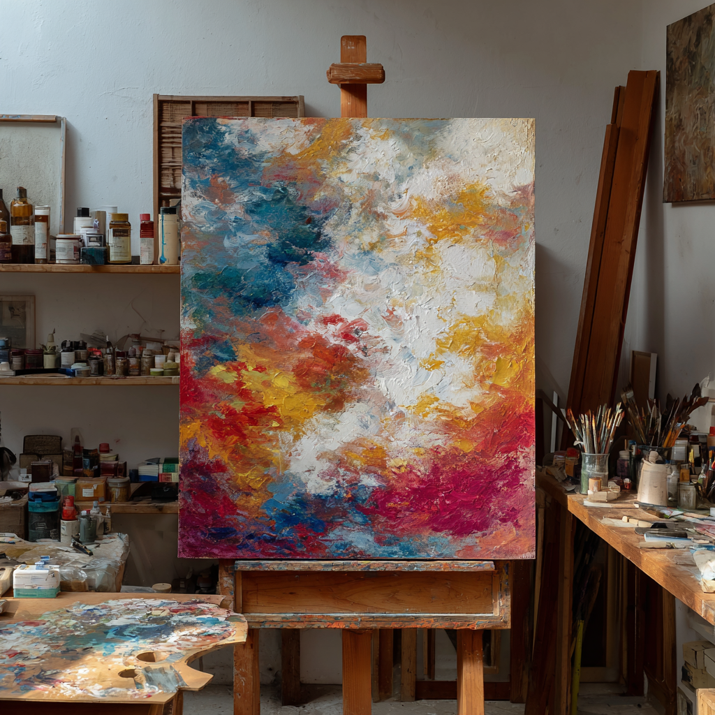 Aviano Luxe "Opaline Dreams" Limited Oil Painting