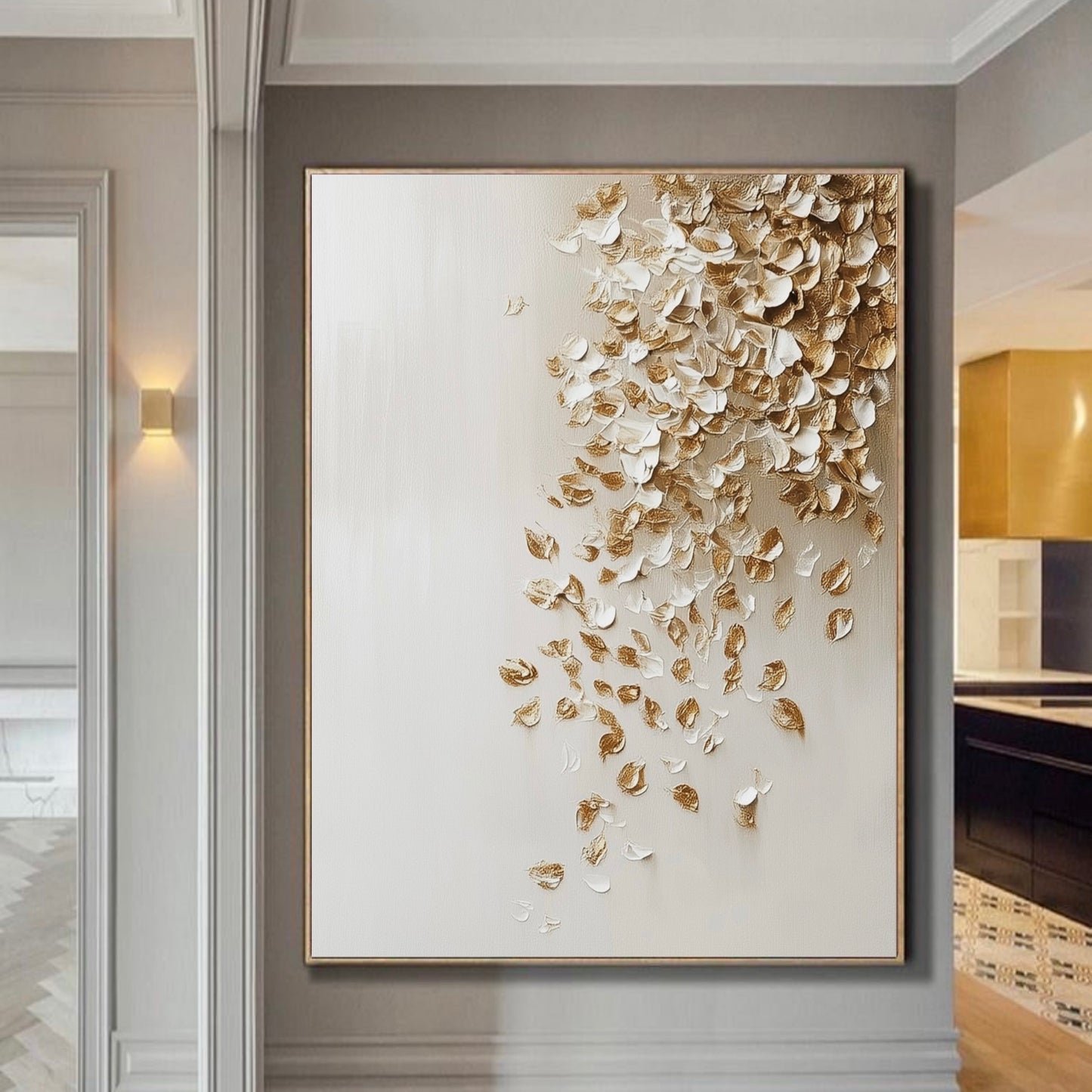 “Petals” Hand Painted Canvas