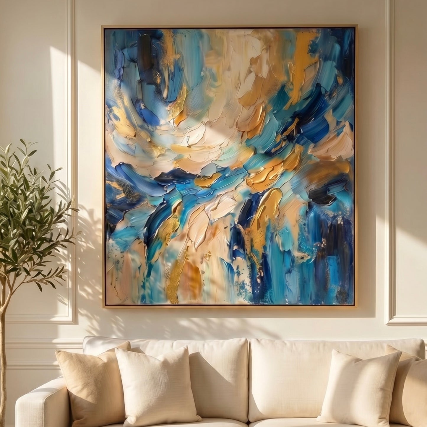 “Beverly” Hand Painted Canvas
