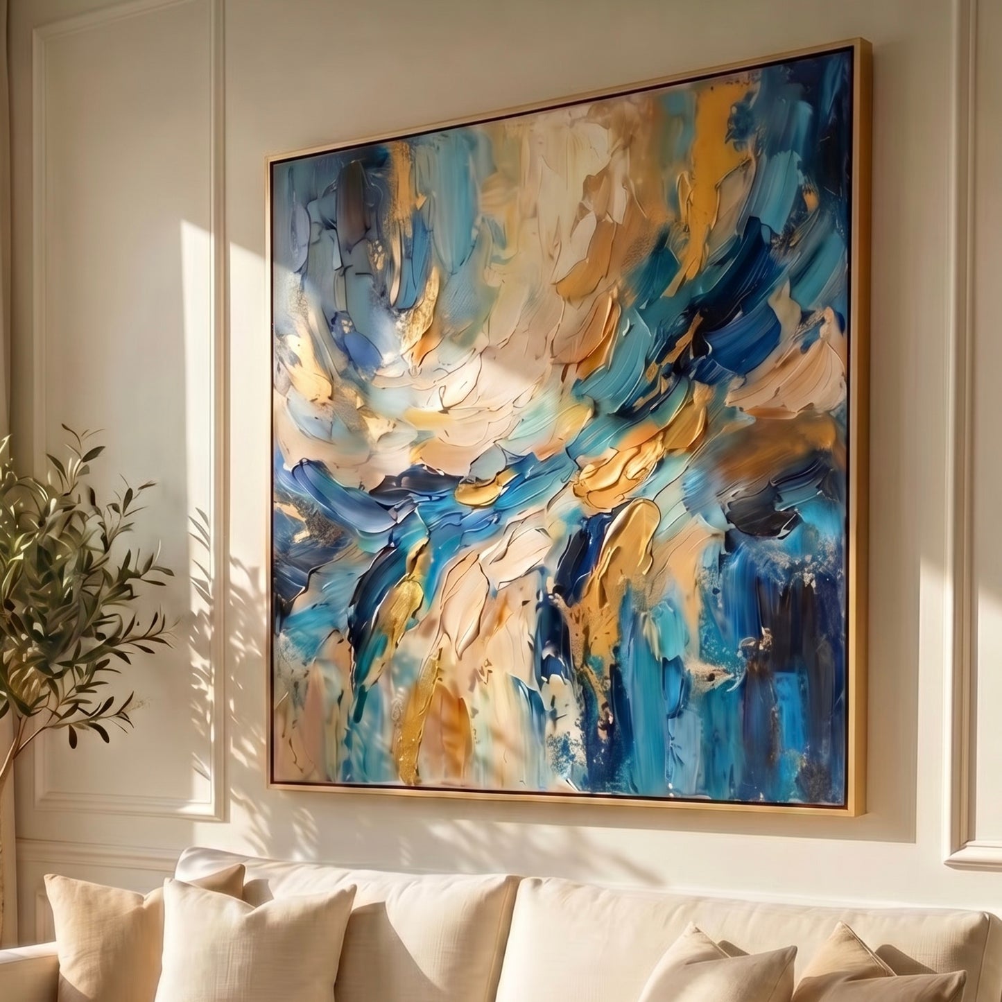 “Beverly” Hand Painted Canvas
