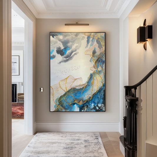 “Cloud” Hand Painted Canvas