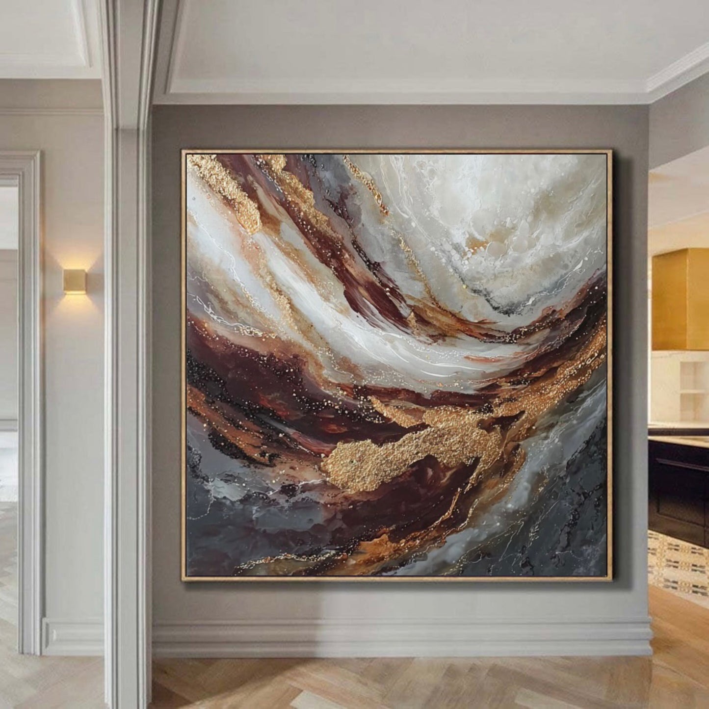 “Senses” Hand Painted Canvas