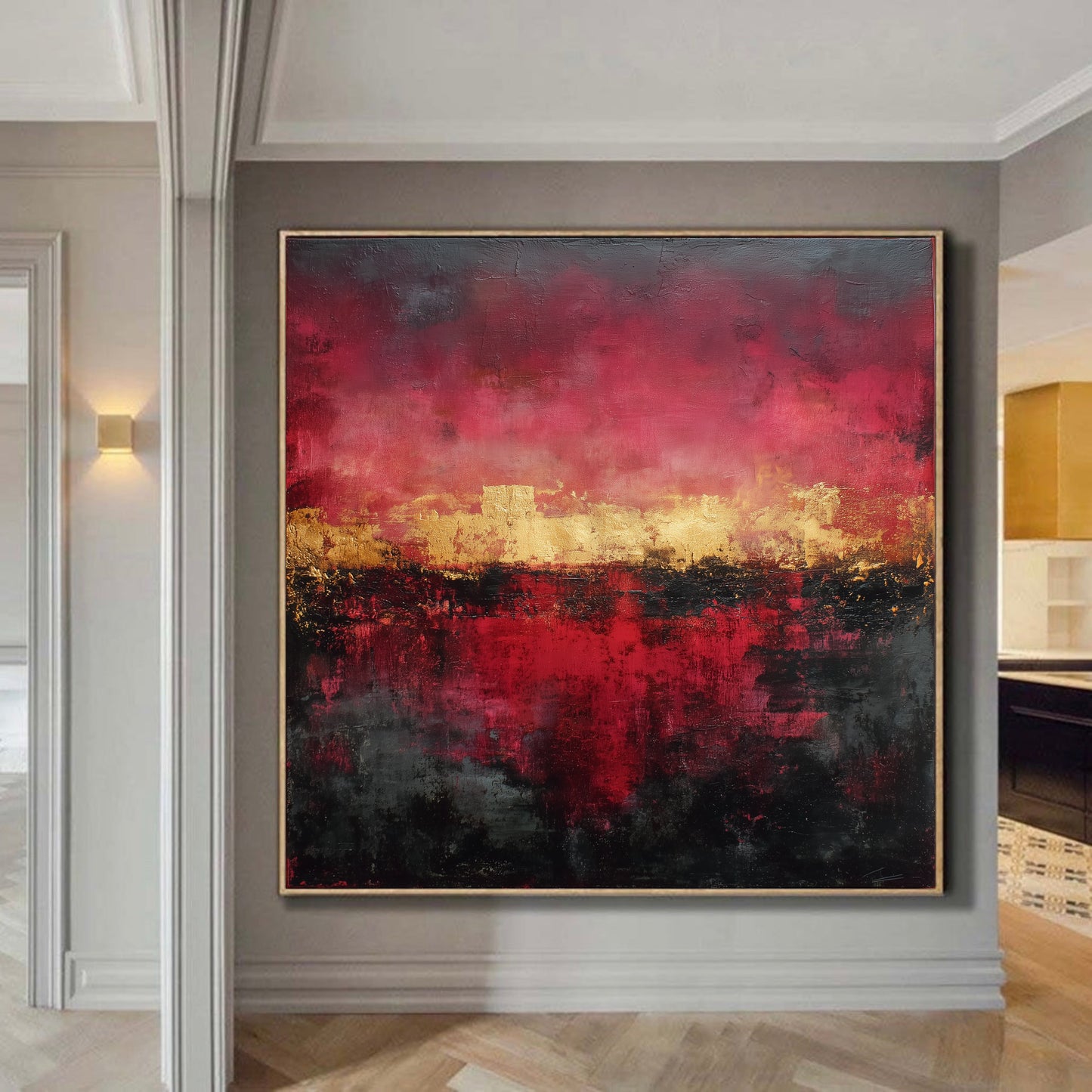 “Delight” Hand Painted Canvas