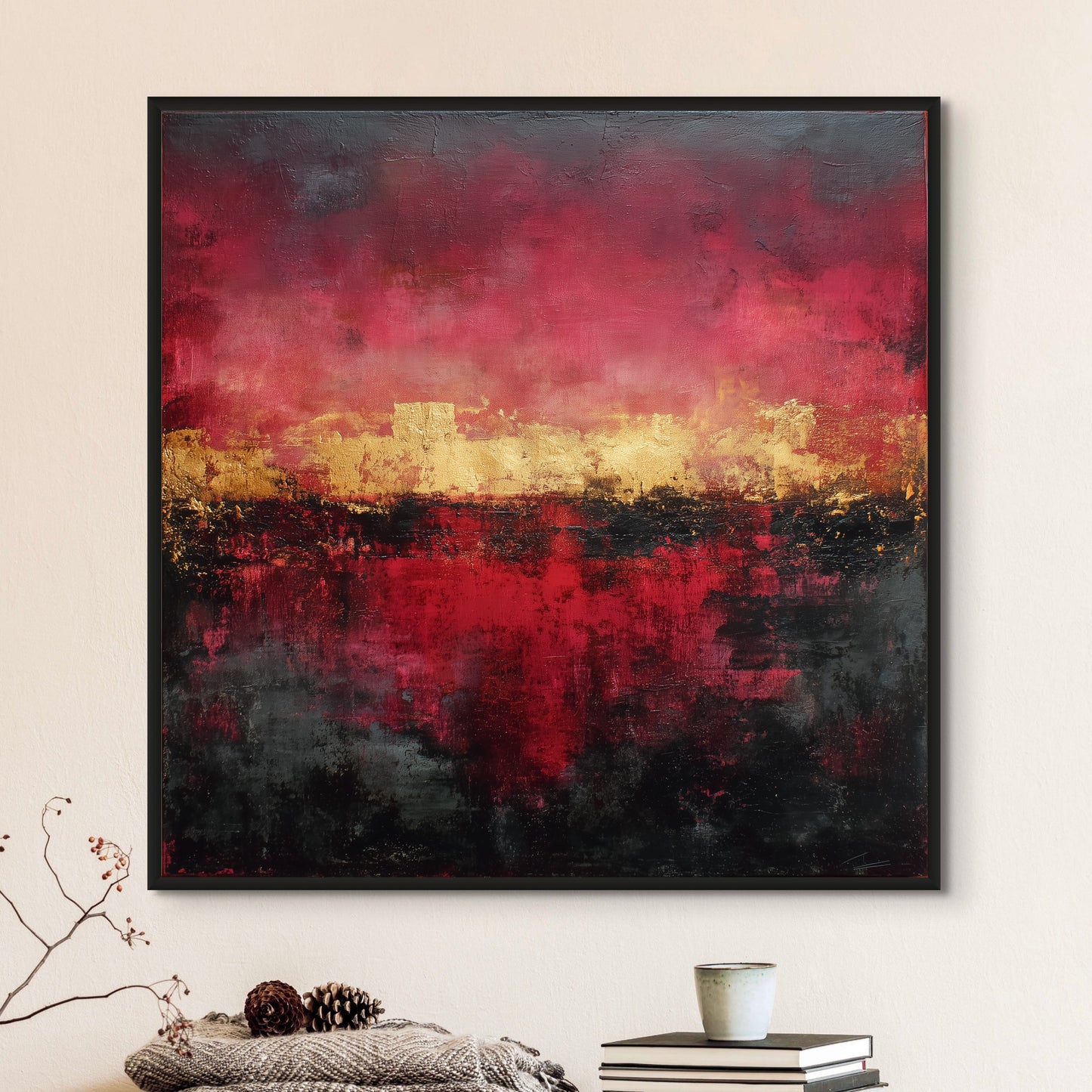 “Delight” Hand Painted Canvas