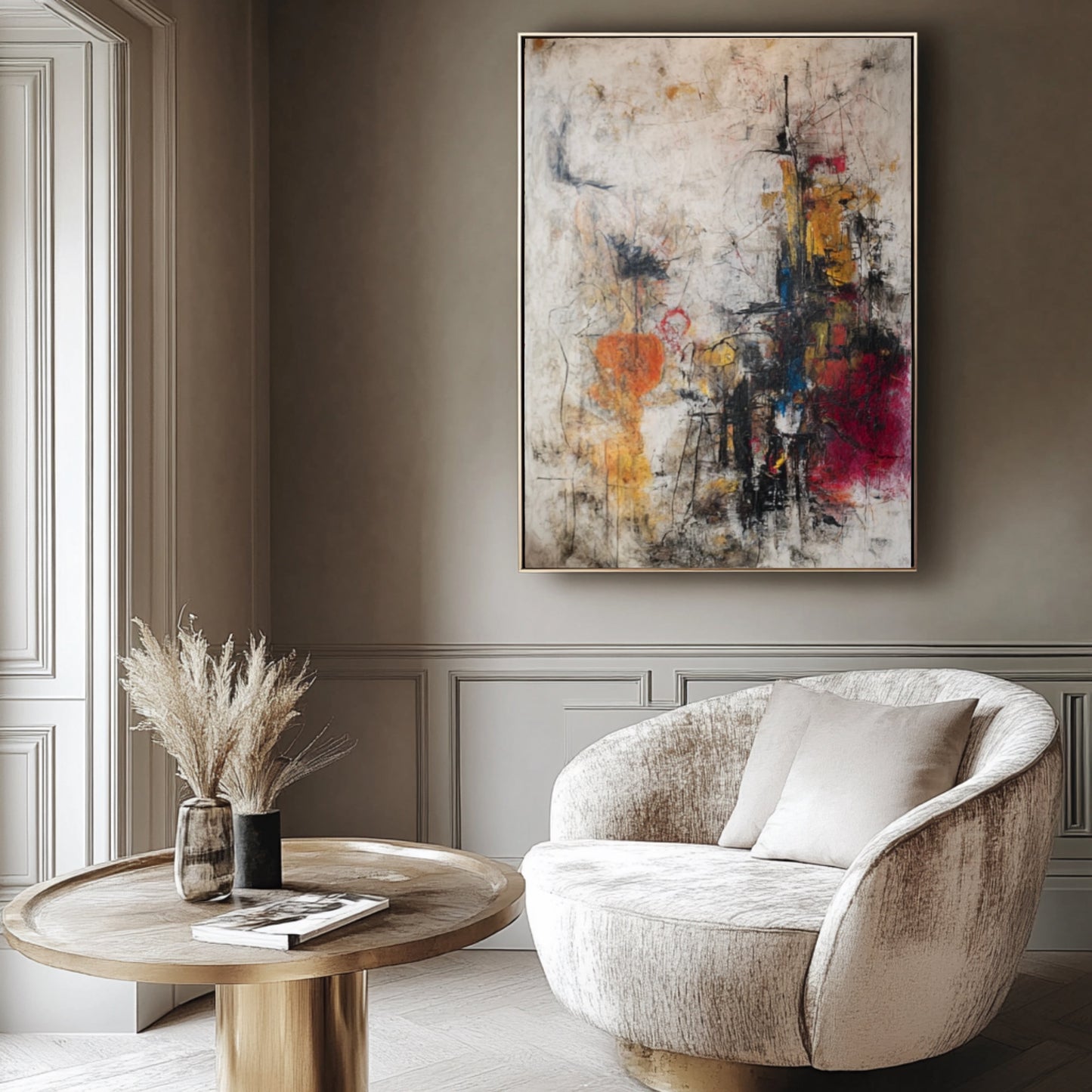 “Fighter” Hand Painted Canvas