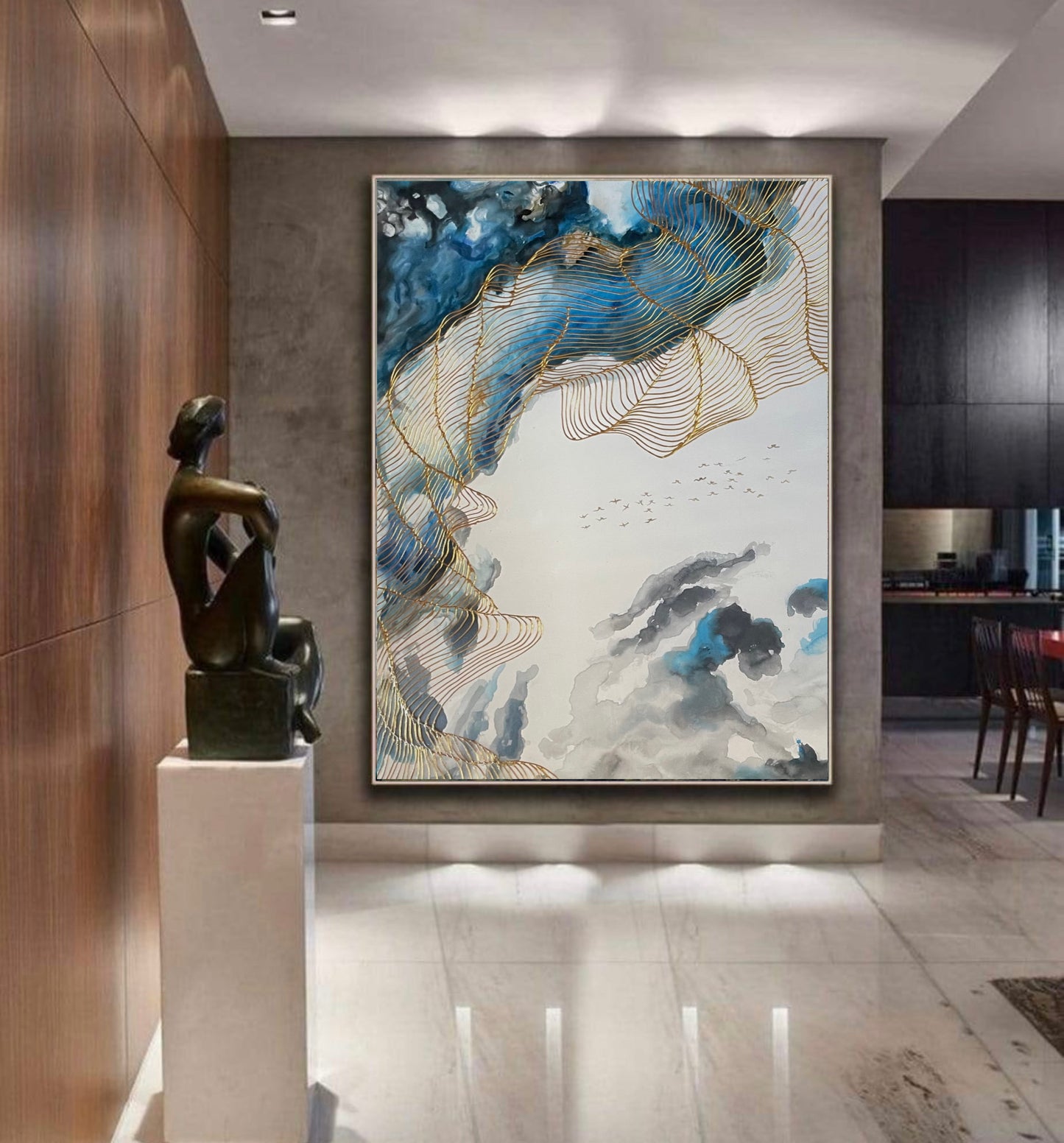 “Cloud” Hand Painted Canvas