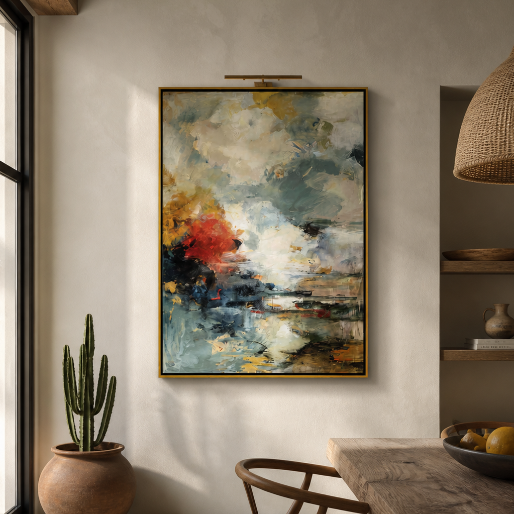 “Mayfair” Hand Painted Canvas