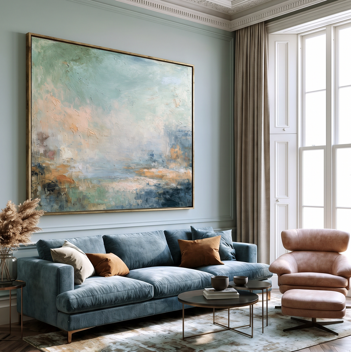 “Corinthia” Hand Painted Canvas