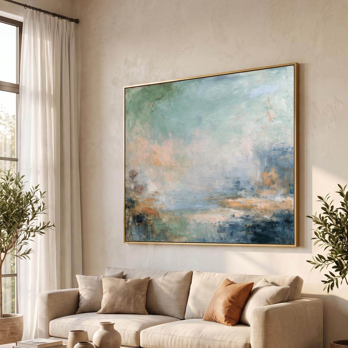 “Corinthia” Hand Painted Canvas