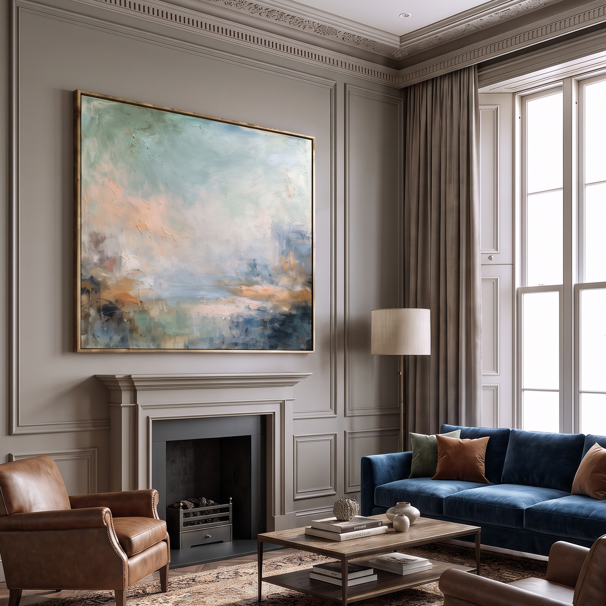 “Corinthia” Hand Painted Canvas